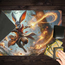 Fighting Rabbit Wizard Playmat