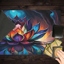 Stained Glass Lotus Prism Playmat