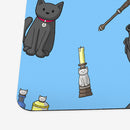 Cat Witch Pattern Playmat