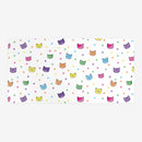 Rainbow Cat Heads Playmat