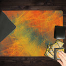 Abstract Fire Playmat
