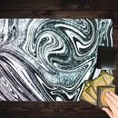 Abstract Marbled Paper Playmat