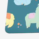 Cotton Candy Llamas Playmat