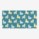 Cotton Candy Llamas Playmat