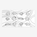 Colorbook Fish O' Teh Ocean Playmat