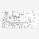 Colorbook Scuba Corgi Playmat