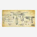 Browning 1911 Firearm Playmat