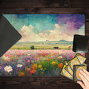 Vibrant Flowering Field Playmat
