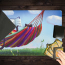 Cat Chilling in a Hammock Playmat