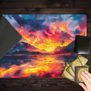 Impressionist Mountain Sunset Playmat