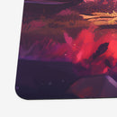 Red Mana Crystals Playmat