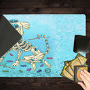 Skeleton Labrador Playmat