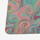 Purple Teal Swirl Playmat