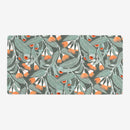 Orange Eucalyptus Flowers Playmat