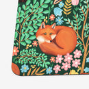 Little Foxes in a Fantasy Forest Playmat