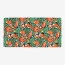 Little Foxes in a Fantasy Forest Playmat