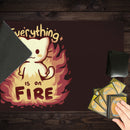 Everything Is On Fire Playmat