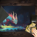 The Blue River Dragon Playmat