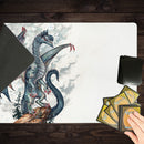 Young Silver Dragon Playmat