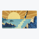 Shimmery Sunset Strokes Playmat