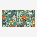 Textured Woodland Pattern Playmat