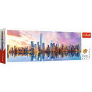 Panorama 1000 Piece Jigsaw Puzzles, Manhattan, New York, USA, Puzzle of New York with City Skyline, Adult Puzzles, Trefl 29033
