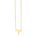 14K Yellow Gold Aries Necklace