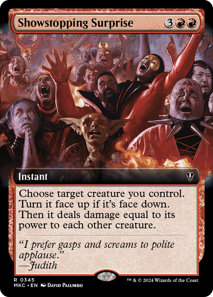 Showstopping Surprise (MKC-345) - Murders at Karlov Manor Commander: (Extended Art)