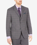 Sean John Mens Classic-Fit Check Suit Separate Jacket, Size 40R