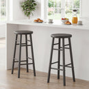 29" Swivel Bar Stools Set of 2 with Footrests