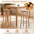 29" Swivel Bar Stools Set of 2 with Footrests