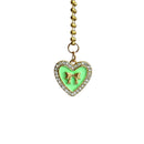 Coquette Heart Charm - Tumbler Handle Charm