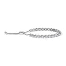 14K White Gold 6.00 Cttw Diamond 4â€-10†Adjustable Bolo Tennis Bracelet (I-J Color, I1-I2 Clarity)