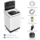 Full-Automatic Washing Machine 1.5 Cubic Feet 11 LBS Washer