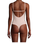 Free People Women’s Lea Floral Embroidery Bodysuit – Pearl Pink – Size L