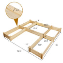 U-Shaped Wooden Garden Raised Bed for Backyard and Patio