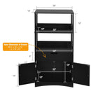 Bathroom Storage Cabinet with Drawer and Shelf Floor Cabinet