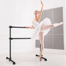 4 Feet Double Ballet Barre Bar with Adjustable Height