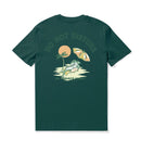 Hawaiian Tee For Men Do not Disturb By Loindaflow Tee Crew Neck 100% Cotton - DARK GREEN