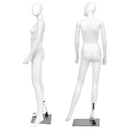 5.8 ft Full Body Female Mannequin Egghead Manikin with Metal Stand
