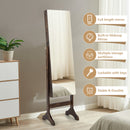 Standing Jewelry Cabinet with Full Length Mirror