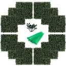 12 Pieces Artificial Peanut Leaf Hedges Panels