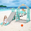 3 in 1 Toddler Climber and Swing Set Slide Playset