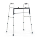 2-Button Folding Walker Lightweight with 7-Level Adjustable Height