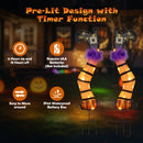 Lighted Witch Legs Halloween Decoration Set of 2 with LED Lights