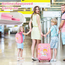 2 PCS Kid Luggage Set With Spinner Wheels for Children Boys Girls