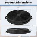 Activated Carbon Filter for Ductless Range Hood with Twist-Lock