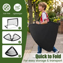 Portable Soccer Goals Set 4x3 FT with Training Accessories