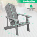 Adirondack Chair Set - Adult & Kids Pair for Patio