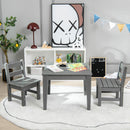 2 Pieces Kids Learning Chair set with Backrest